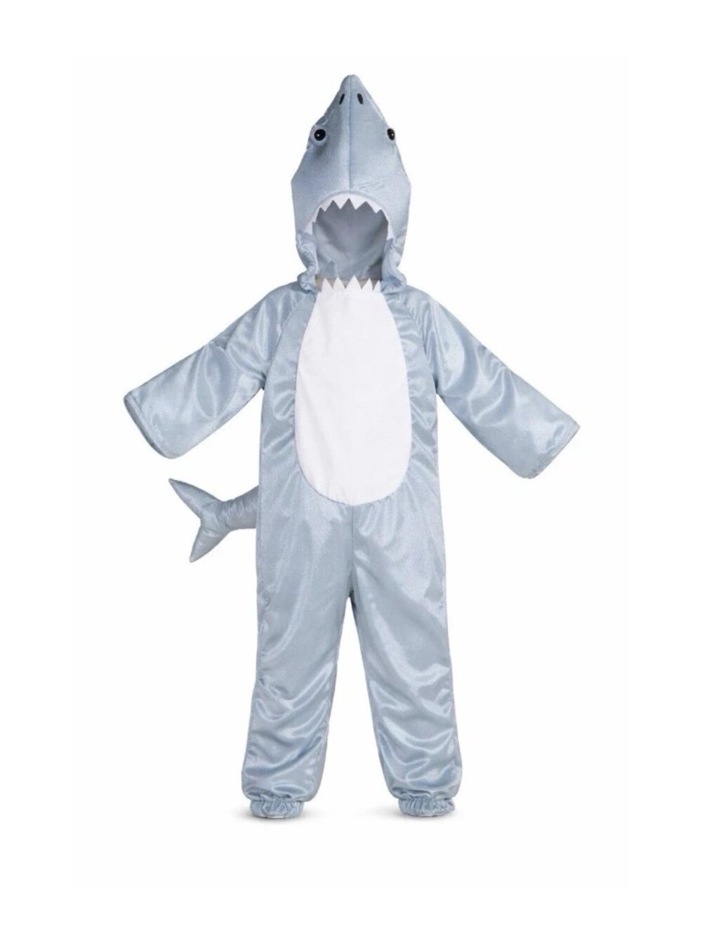 NEW Gray Shark Halloween Costume Toddler Boy Girl 4T-5T 1pc Hooded Target w/TAG